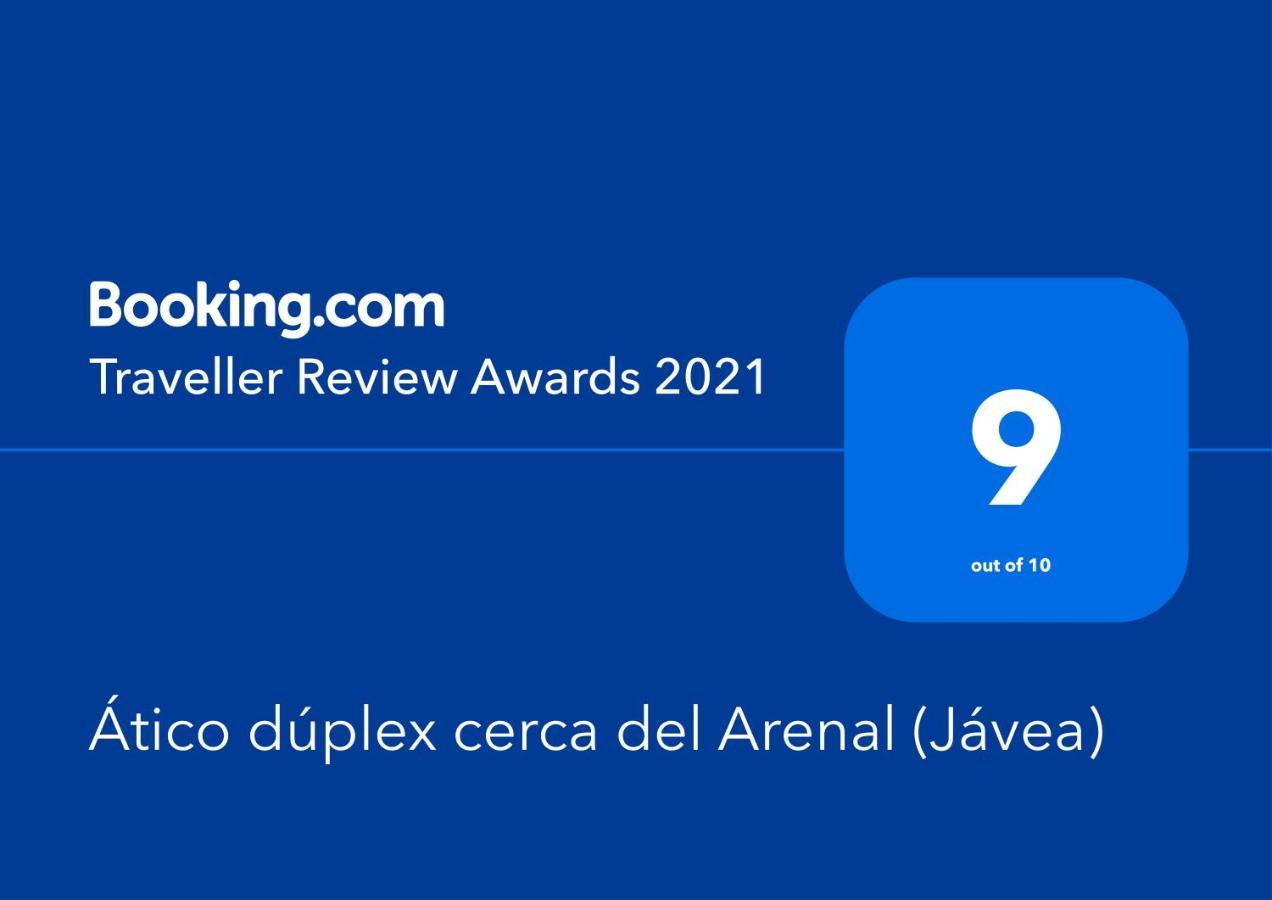 Ático dúplex cerca del Arenal  Jávea Exterior foto
